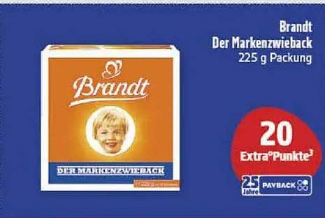 Brandt Der Marken-Zwieback 225 g Packung
