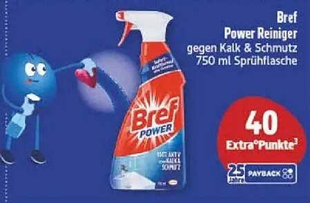 Bref Power Reiniger gegen Kalk & Schmutz – 750 ml Sprühflasche