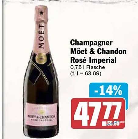Champagner Moët & Chandon Rosé Imperial 0,75 l Flasche