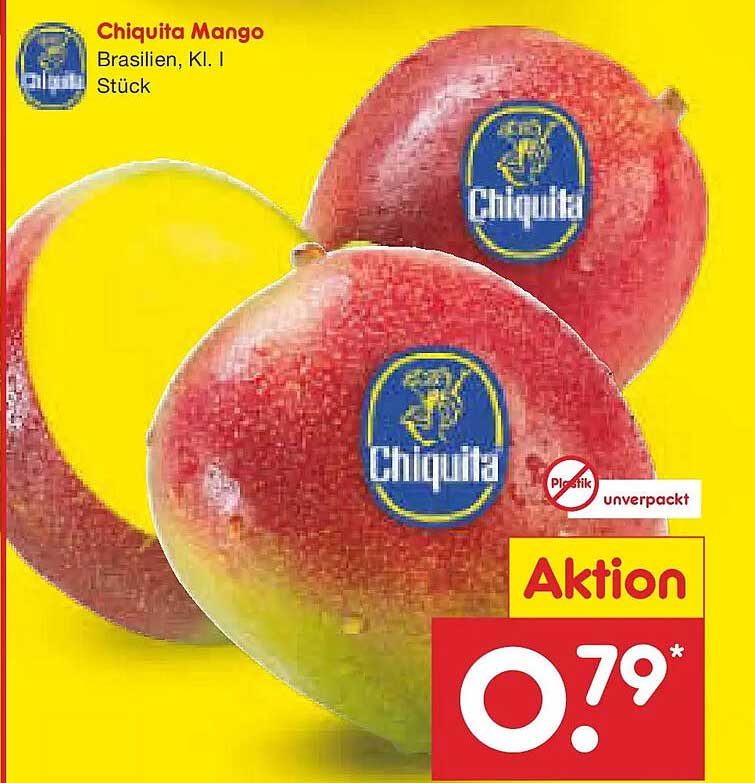 Chiquita Mango Brasilien, Kl. I, Stück