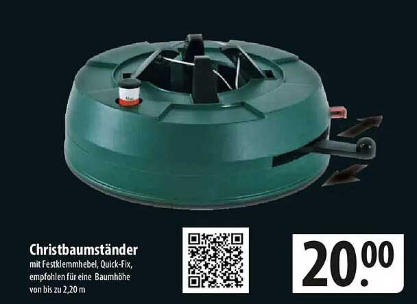 Christbaumständer mit Feststellmechanismus – Quick-Fix