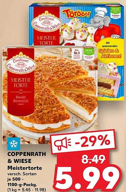 COPPENRATH & WIESE Meistertorte - Mandel-Beerenmischung