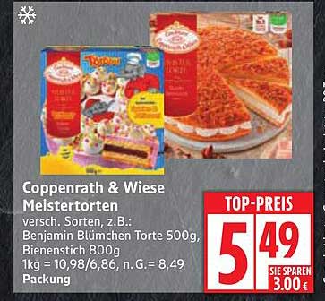 Coppenrath & Wiese Meistertorten - verschiedene Sorten