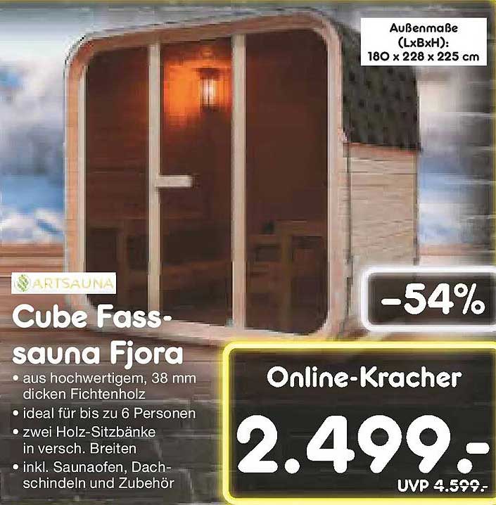 Cube Fasssauna Fjora