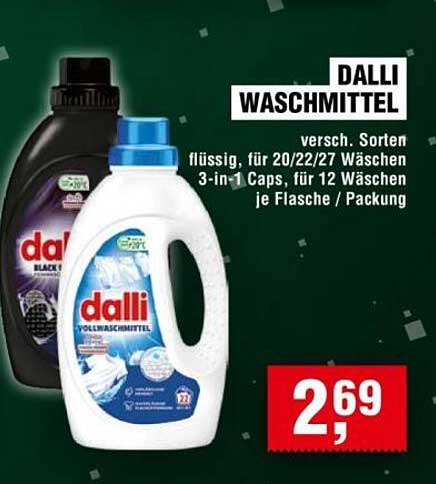 Dalli Waschmittel - vielseitige Sorten für jeden Bedarf