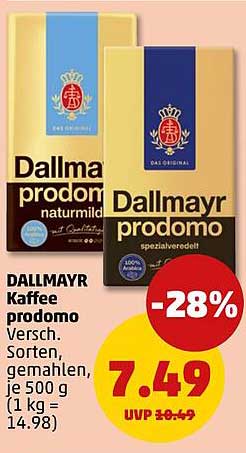 DALLMAYR Kaffee prodomo, 500 g
