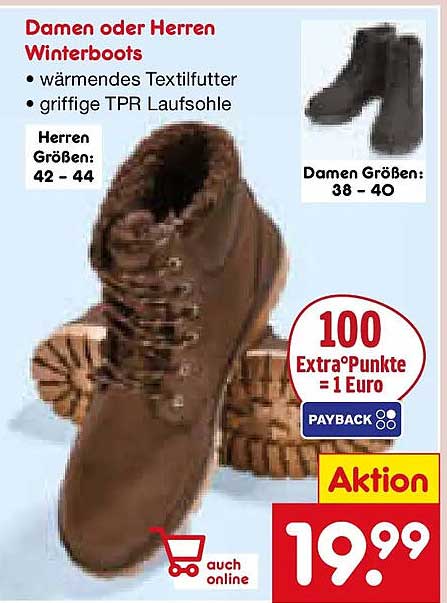 Damen oder Herren Winterboots