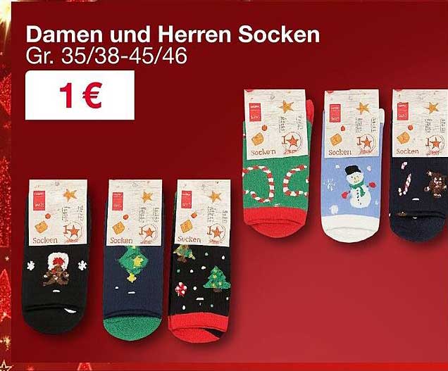 Damen und Herren Socken Gr. 35/38-45/46