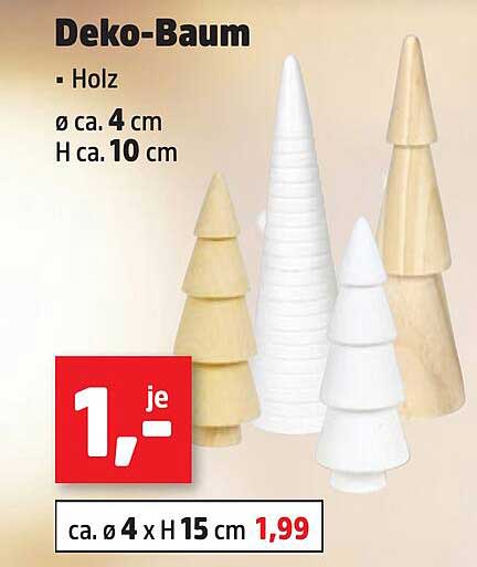 Deko-Baum aus Holz