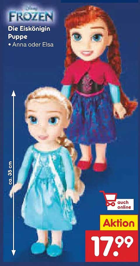 Die Eiskönigin Puppe – Anna oder Elsa