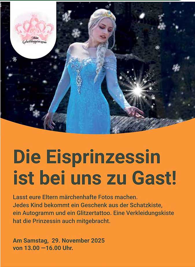 Die Eisprinzessin ist bei uns zu Gast!