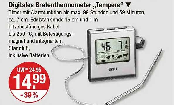 Digitales Bratenthermometer „Temperé“