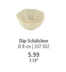 Dip-Schälchen Ø 8 cm