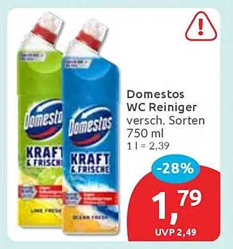 Domestos WC Reiniger verschiedene Sorten 750 ml