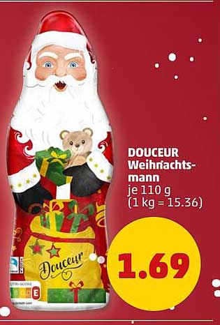 DOUCEUR Weihnachtsmann 110 g