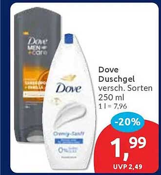 Dove Duschgel verschiedene Sorten 250 ml
