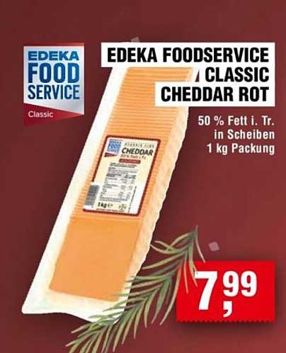 EDEKA FOODSERVICE CLASSIC CHEDDAR ROT 1 kg