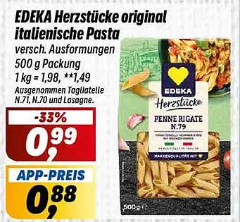 EDEKA Herzstücke original italienische Pasta 500 g