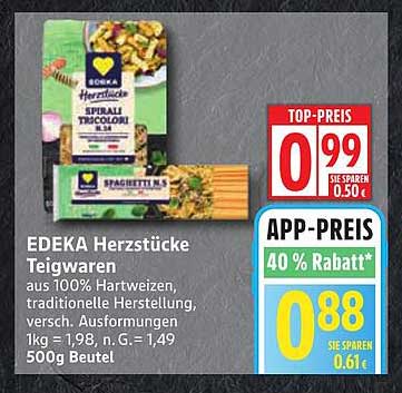 EDEKA Herzstücke Teigwaren