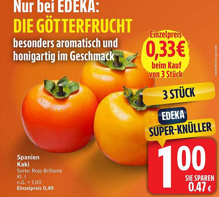 EDEKA Kaki – Die Götterfrucht