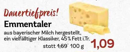 Emmentaler aus bayerischer Milch