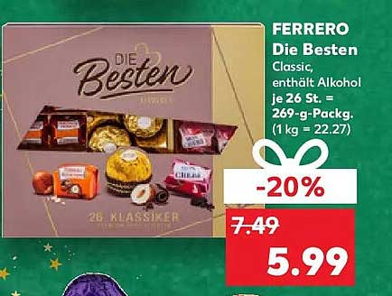 FERRERO Die Besten Classic – 26 Klassiker in einer Packung