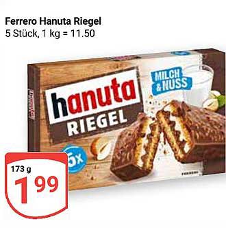 Ferrero Hanuta Riegel