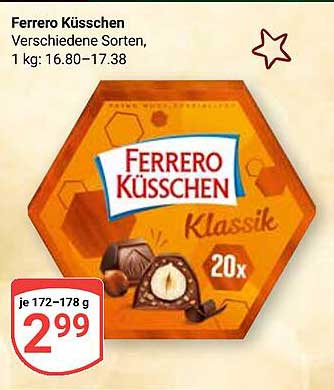 Ferrero Küsschen Klassik 20er-Pack