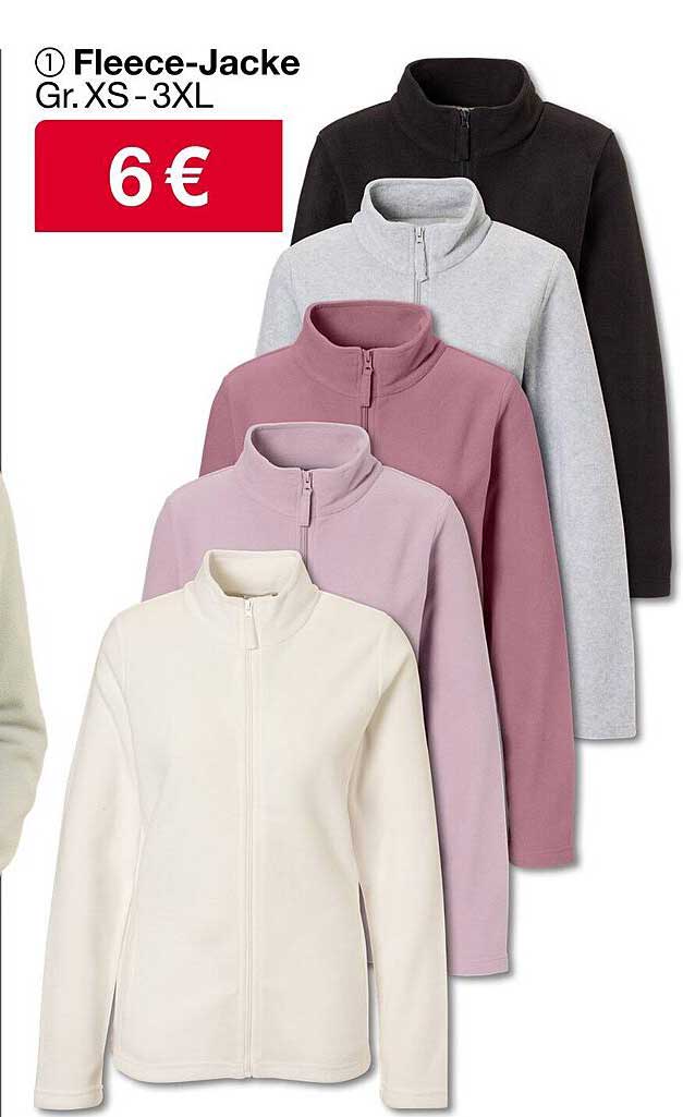 Fleece-Jacke Gr. XS - 3XL