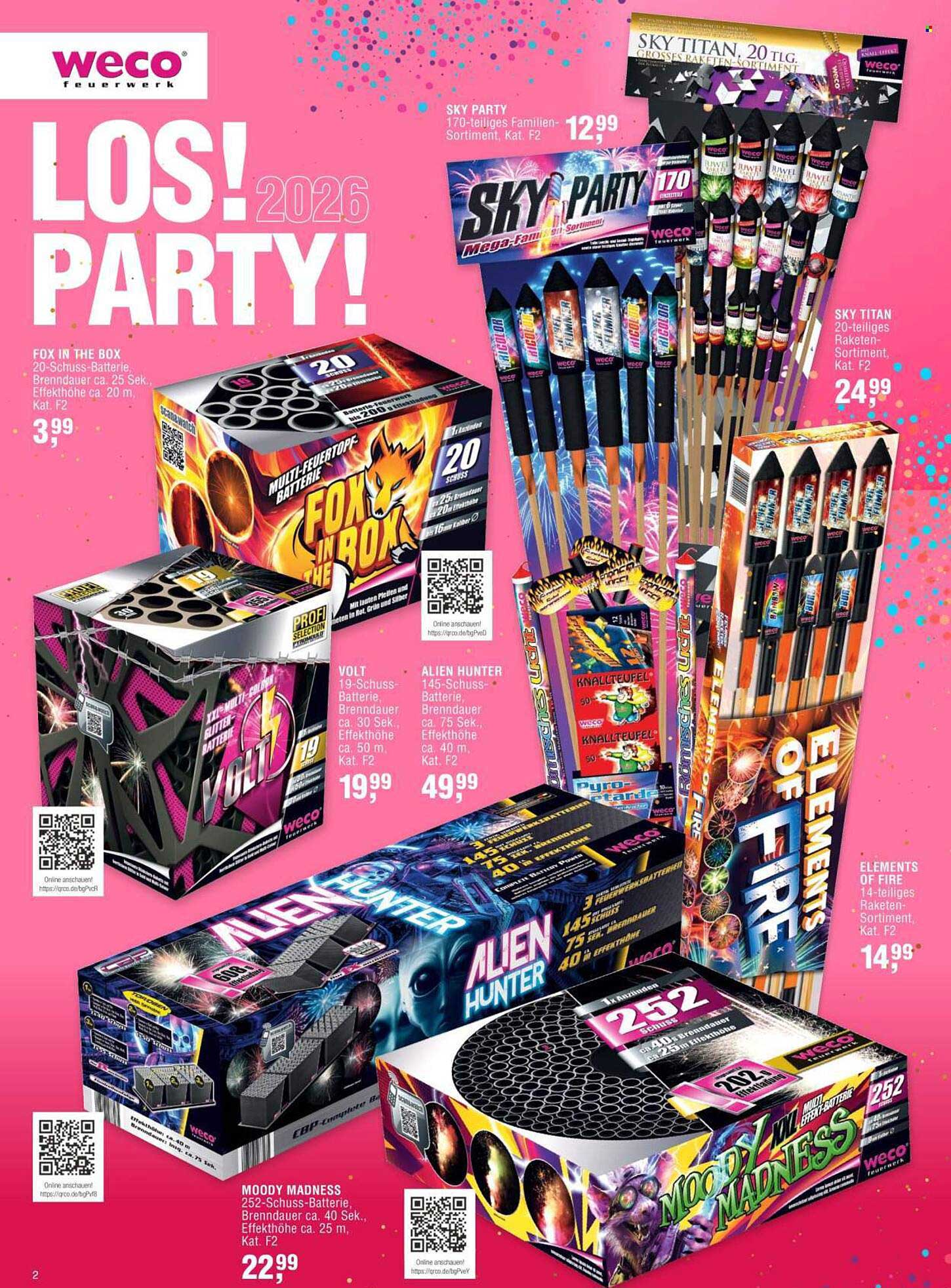 FOX IN THE BOX - 20-Schuss Batterie