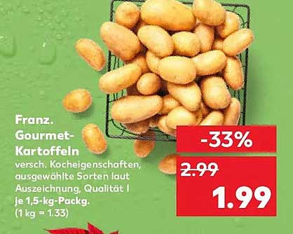 Franz. Gourmet-Kartoffeln - Qualitätskartoffeln zum Top-Preis!