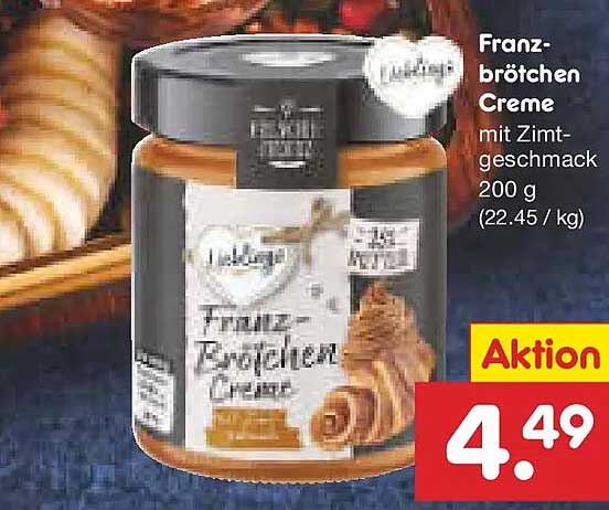 Franzbrötchen Creme mit Zimtgeschmack 200 g