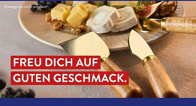 Freu dich auf guten Geschmack!