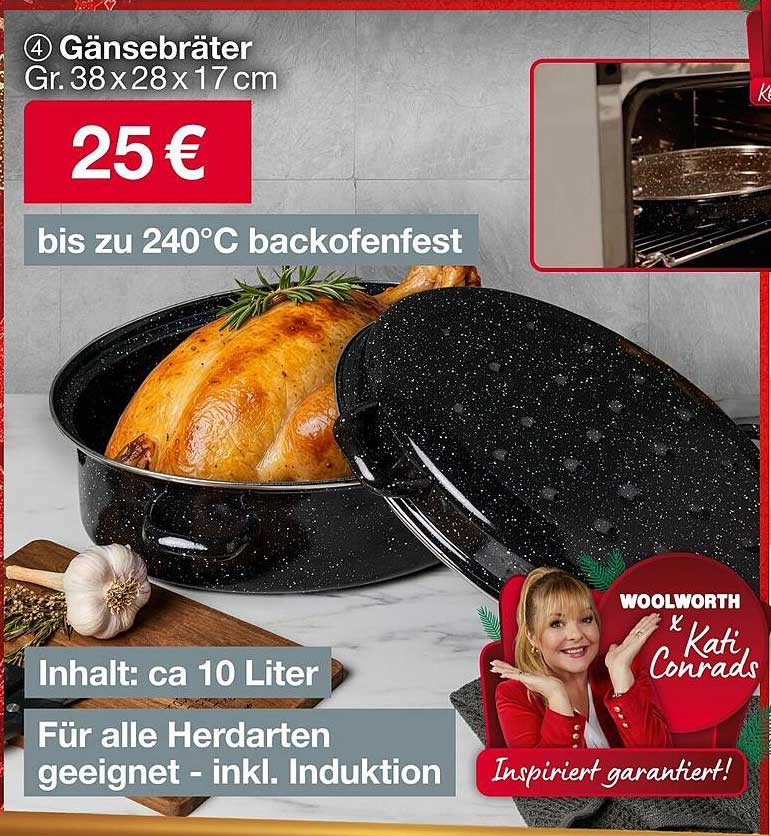 Gänsebräter Gr. 38 x 28 x 17 cm