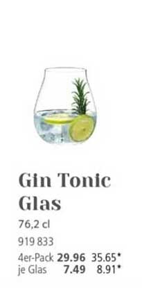 Gin Tonic Glas 4er-Pack