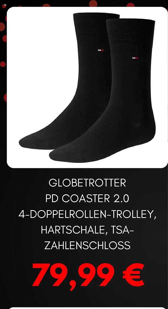 GLOBETROTTER PD COASTER 2.0 4-DOPPELROLLEN-TROLLEY HARTSCHALE, TSA-ZAHLENSCHLOSS