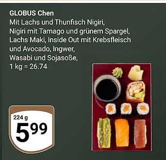 GLOBUS Chen Sushi Variationen – Frisch und Köstlich