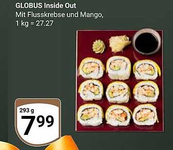 GLOBUS Inside Out mit Flusskrebsen und Mango, 293 g