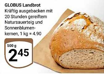 GLOBUS Landbrot – kräftig und herzhaft