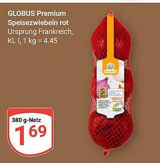 GLOBUS Premium Speisezwiebeln rot 380 g