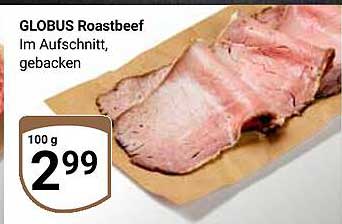 GLOBUS Roastbeef im Aufschnitt, gebacken