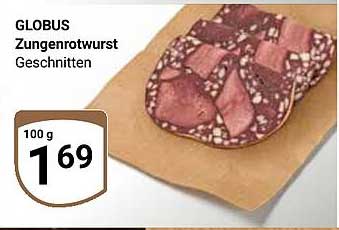 GLOBUS Zungenrotwurst Geschnitten