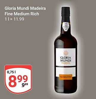 Gloria Mundi Madeira Fine Medium Rich 0,75 l