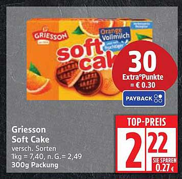 Griesson Soft Cake - Verschiedene Sorten (300g)
