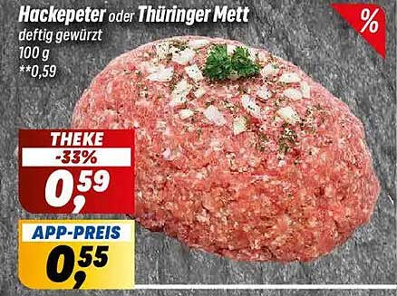 Hackepeter oder Thüringer Mett - Deftig gewürzt