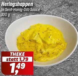 Heringshappen in Senf-Honig-Dill-Sauce 100 g