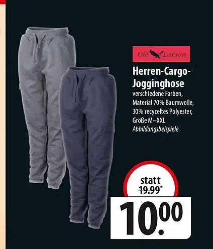 Herren-Cargo-Jogginghose