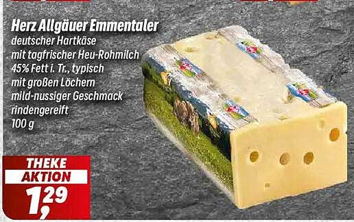 Herz Allgäuer Emmentaler