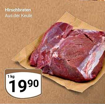 Hirschbraten aus der Keule