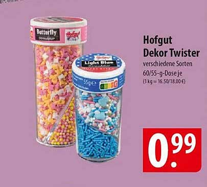 Hofgut Dekor Twister - verschiedene Sorten